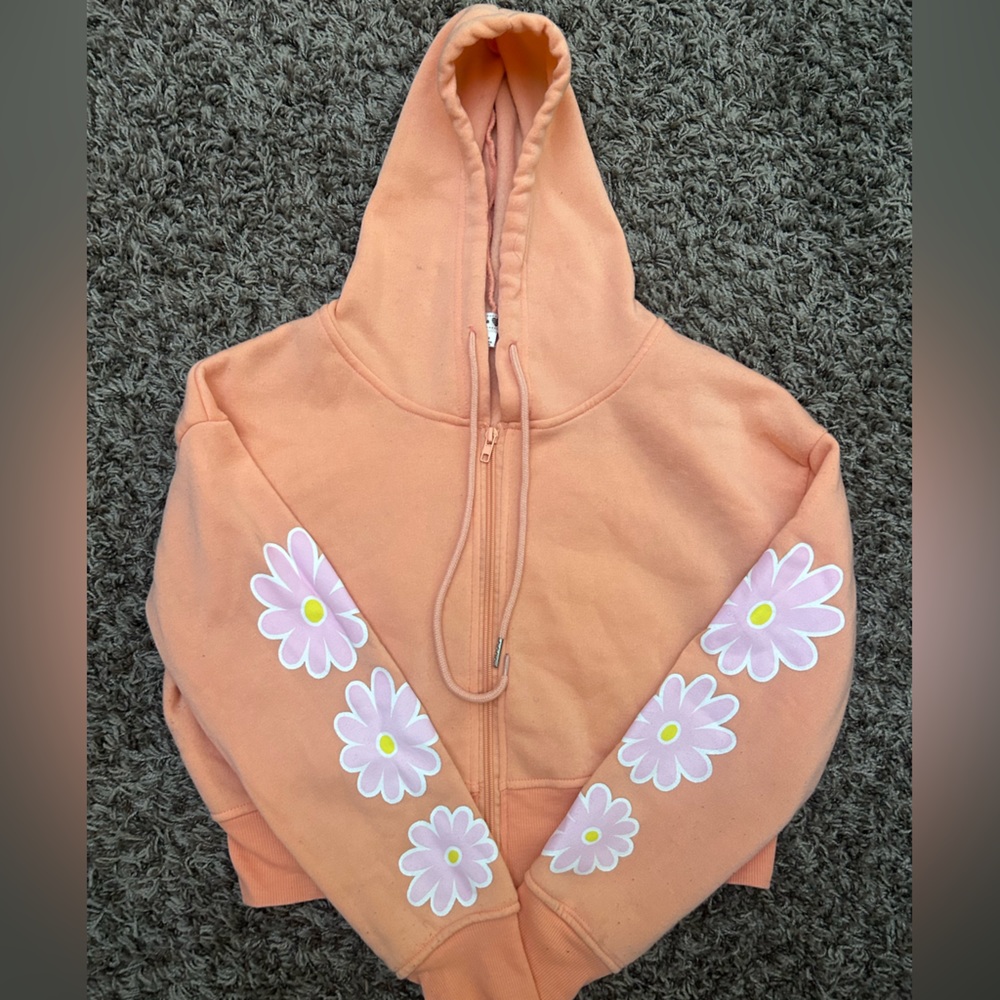 Girly Orange cropped jacket